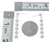 Navajo Sterling Silver Bead Post Dangle Earrings AX130202